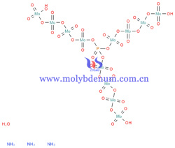 Fosfomolibdato de amonio estructura molecular foto
